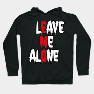 Leave me Alone Emo Emocore Emo Music Fan Hoodie